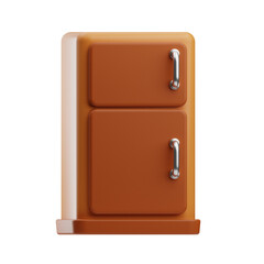 Retro Mini Refrigerator