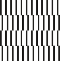 Vector seamless geometric pattern. Simple abstract lines lattice. Repeating elements stylish background