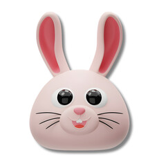 3D rabbit animal cute