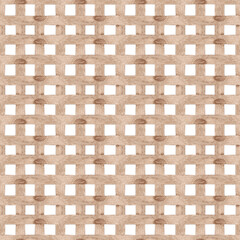 Seamless checkered pattern. Beige watercolor check. Simple and easy to print on pillows, tablecloths, and other fabrics. Contemporary style