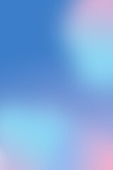 Abstract blue pink gradient  blurry background. Minimalistic background for a banner, poster, cover, brochure, flyer, or website