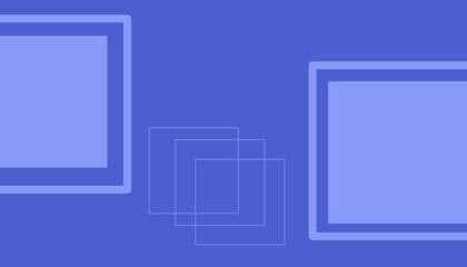 abstract blue background with square frame