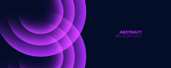 Futuristic abstract background with color gradient circles. Glowing vibrant colored spheres for creative graphic design. Vector illustration.