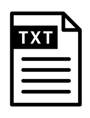 ソフトウェアやドキュメントなどのファイルアイコンText　ビジネス　拡張子　書類　データ