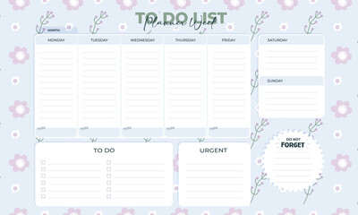 Cute kawaii elegant printable planner organizer notepad memo pad and scrapbook elements  © droolbug