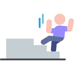 Fall From Stairs Icon