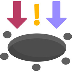 Open Hole Caution Icon