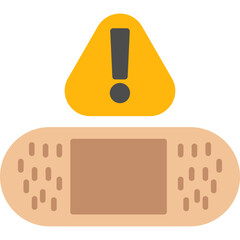 Plaster Caution Icon