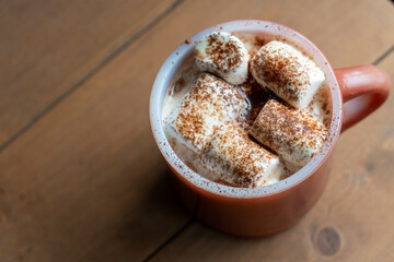 マシュマロコーヒーとコピースペース