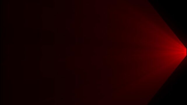 Green light beam emanating from the top against a dark background