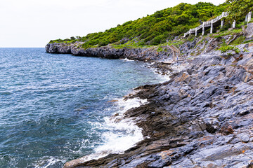 Chong Isariyapron or Chong Khao Khad in Sichang island, Thailand.