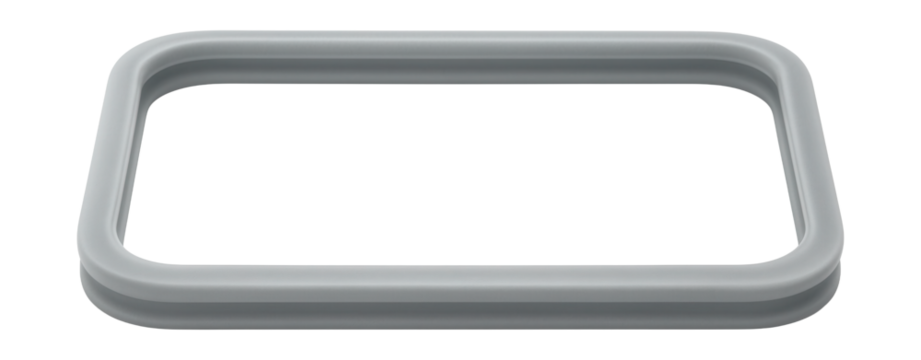 Silicone gasket for aquarium lids, ensuring a secure fit to minimize water loss.
