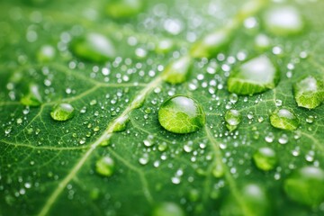 Close-up of leaf with water droplets