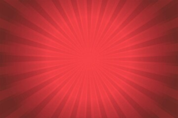 Vibrant red sunburst background for eye-catching designs and promotions, perfect for adding energy and focus to your message with a bold, modern style