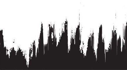 
Vector grunge texture white transparent background. Black and white paintbrush strokes white transparent background. scratches for wallpaper, paint splatter template, dirt banner, watercolor design.