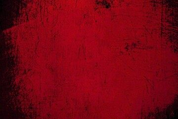 Bold red grunge texture adding dramatic flair to artistic designs, perfect for backgrounds or striking visual effects with a powerful aesthetic