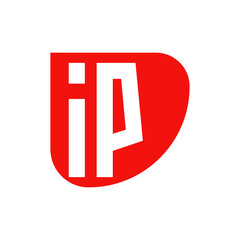 Modern Minimal Monogram Logo with Overlapping Letters