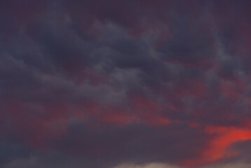 Obraz premium colorfull sunset clouds