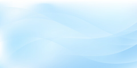 abstract blue background in the shape of a wave