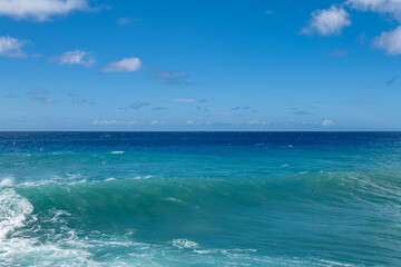 Maunalua Bay.China Walls / Koko Kai Beach Mini Park, East Honolulu, Oahu, Hawaii. Pacific Ocean.