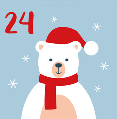 Christmas advent calendar 24 day