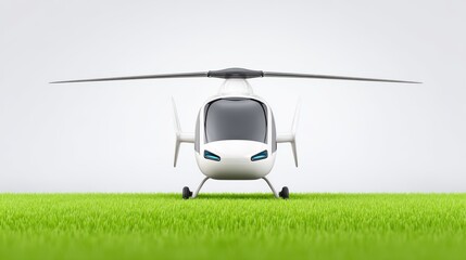 White Helicopter Stock Image | Aviation, Transport, Travel