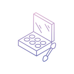 Eyeshadow  Vector icon