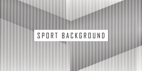 Abstract Black and White Vertical Line Pattern with V Shape. Futuristic Technology Concept