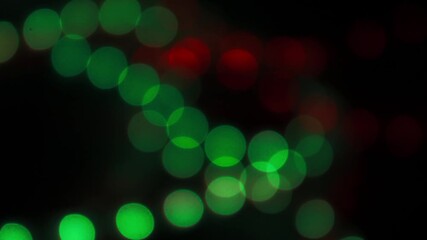 Christmas lights in bokeh. Red and green Christmas lights bokeh background wallpaper. Abstract blurred bokeh Christmas background. Xmas backdrop, Bokeh abstract wallpaper