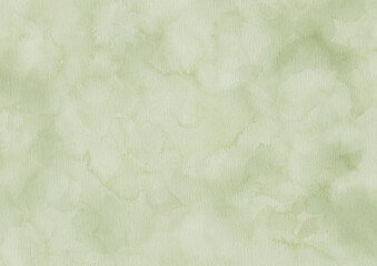 水彩画のマーブル 大理石 Sage green /green tea Watercolor paper Marble Texture Background