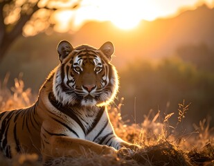 portrait of a bengal tiger