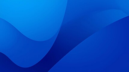 Abstract Smooth Blue Waves Flowing Background Design