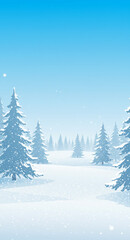Fototapeta premium Winter background