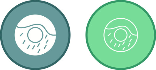 Cream Doughnut Vector Icon