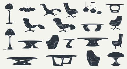 Obraz premium Dynamic silhouette of a person in motion suitable for advertising and design projects silhouette