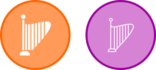 Harp Vector Icon