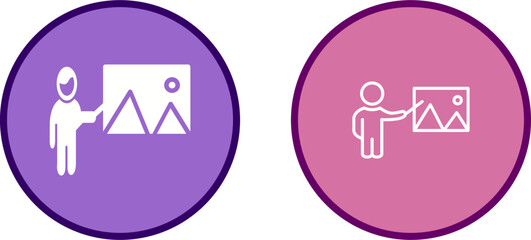 Art Museum Guide Vector Icon