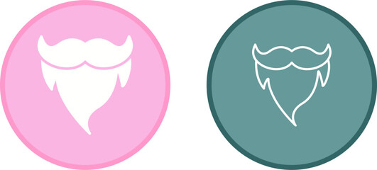 Beard and Moustache II Vector Icon