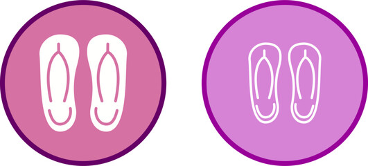 Slippers Vector Icon