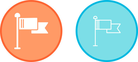 Flag III Vector Icon