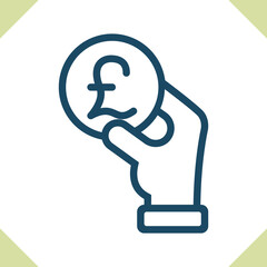 Currency - Pound Icon