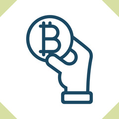 Currency - Bitcoin Icon