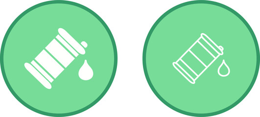 Oil Barrel Vector Icon