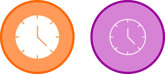 Clock Vector Icon