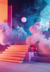 Fototapeta premium A creative brand video showcasing fast-paced transitions, vibrant colors, and dynamic product shots to create energy and excitement. Stock