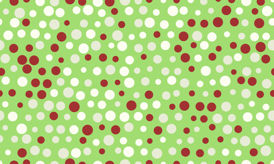 Seamless spotted pattern with abstract circles, perfect for textile prints, wallpaper, or creative geometric posters. Trendy polka dot design for modern backgrounds.