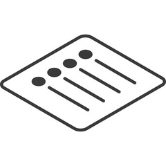Conceptual Illustration of Customer Analytics Data Showing Four Data Points and Analysis Lines on a White Transparent Background Representing Business Insights and Metrics