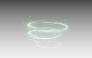 Festive green stripe on white background. green curl twirl for the holidays. green colored curve rope. Vector png twirl, line, curve, rope, stripe design element.	
