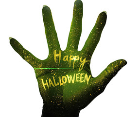 peace symbol in hand