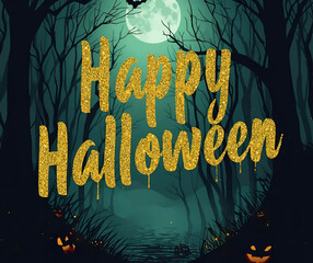 halloween party poster